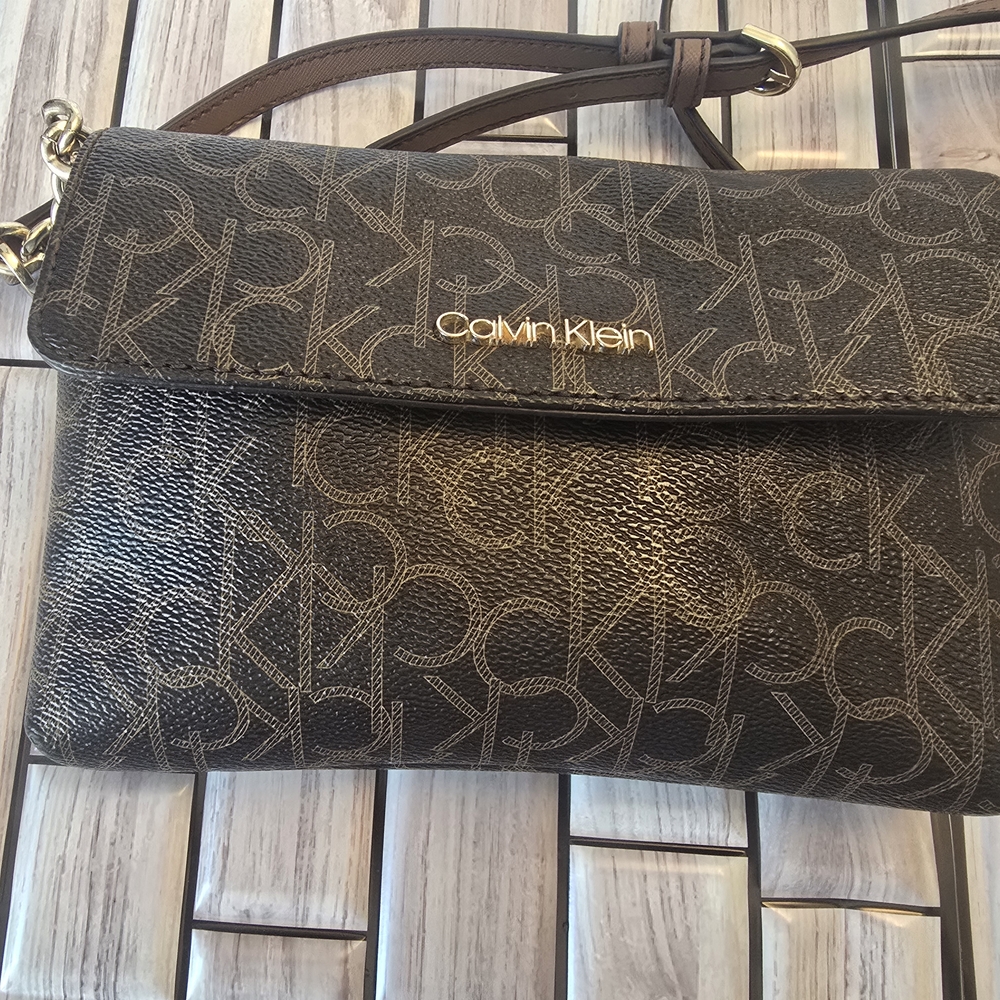 Calvin Klein Brown Crossbody Bag